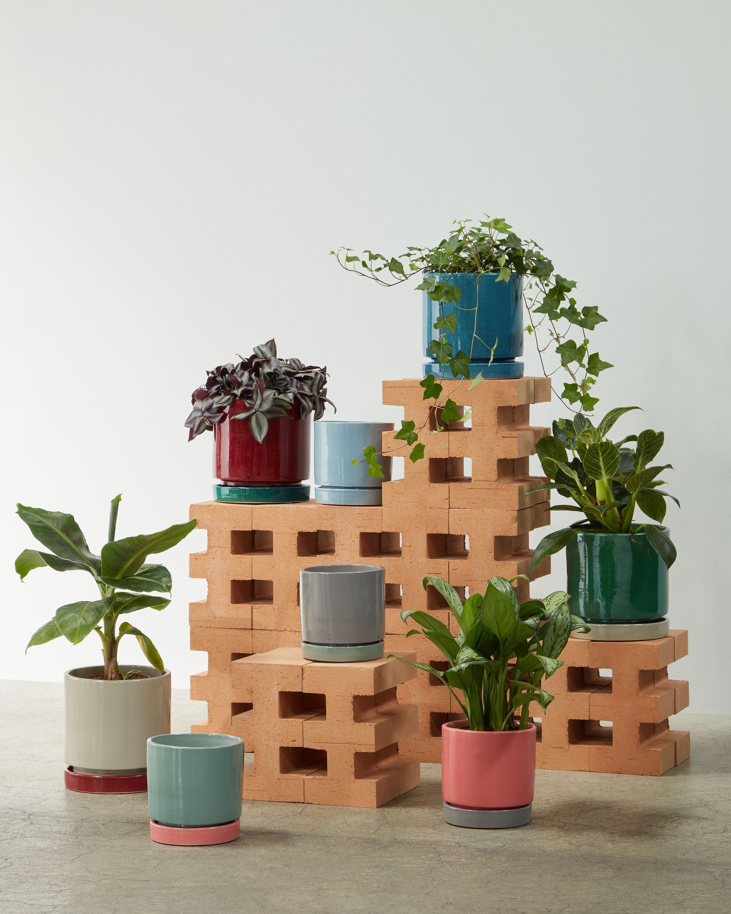 AMAYA Pflanzentopf - Mint / H: 14.0 cm