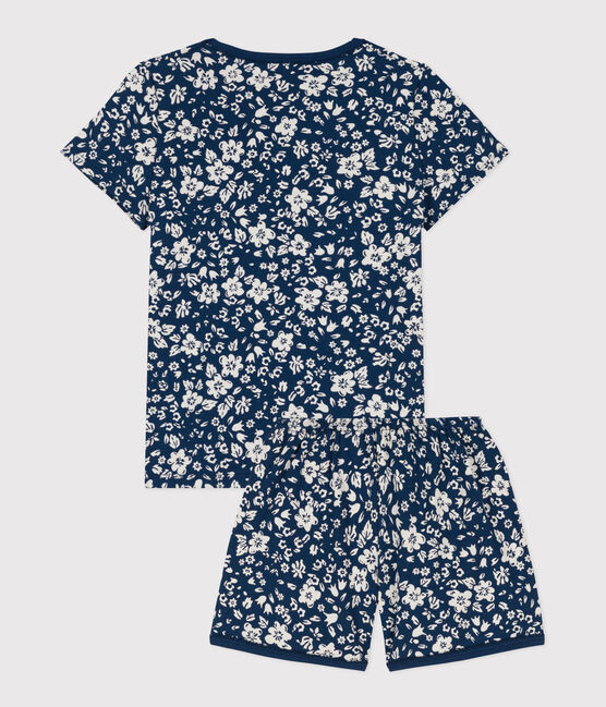 Pyjacourt fleur petite fille en coton