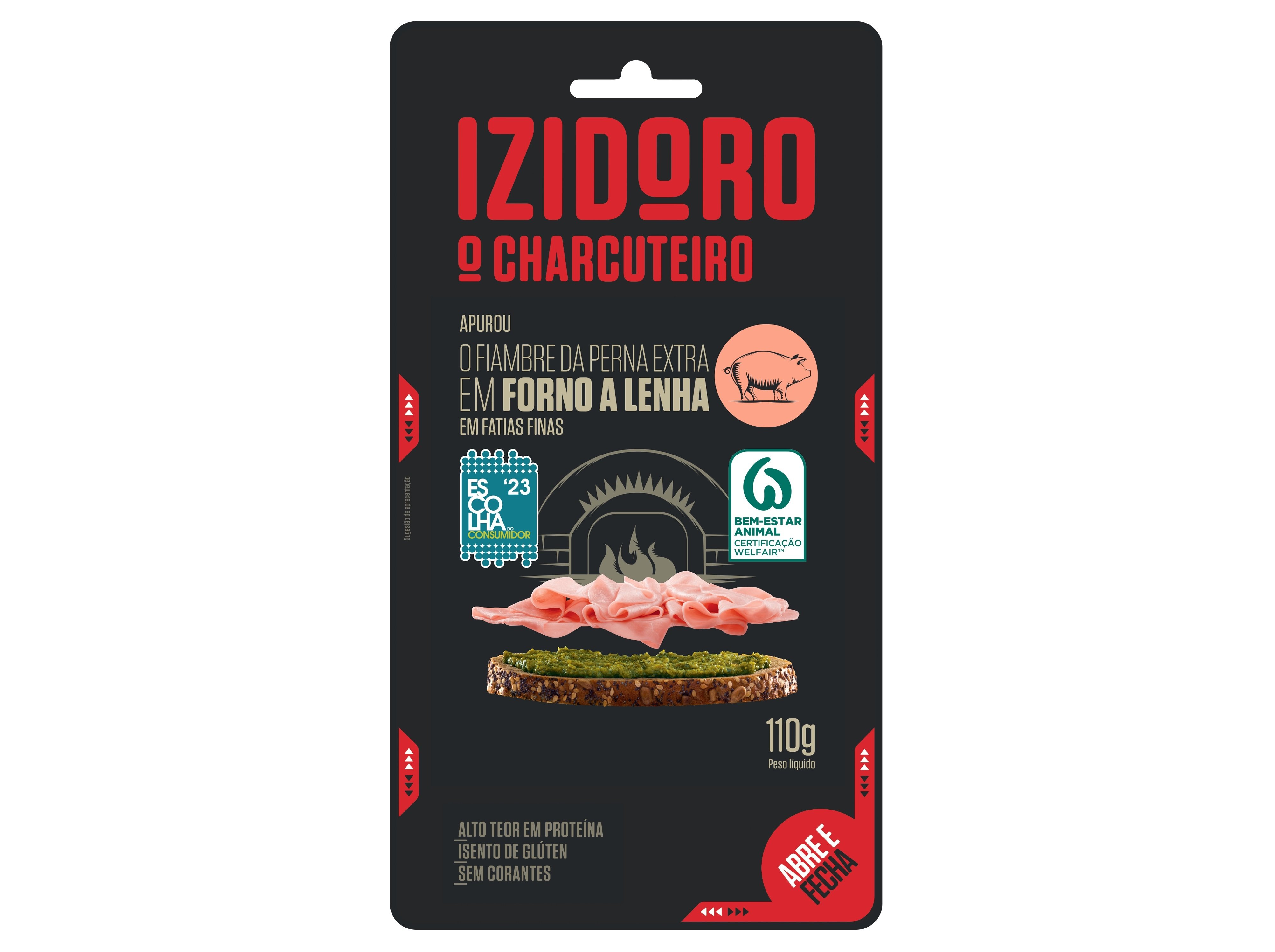 FIAMBRE PERNA EXTRA IZIDORO FORNO A LENHA 110 G