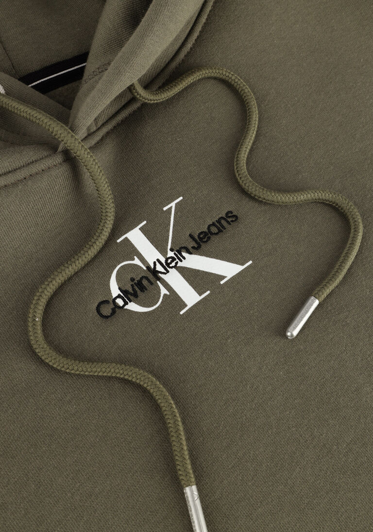 CALVIN KLEIN olijf calvin klein sweater monologo hoodie