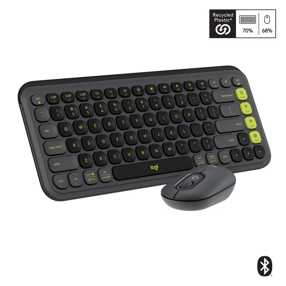 Logitech - Pop Icon Combo Nordic - Graphite