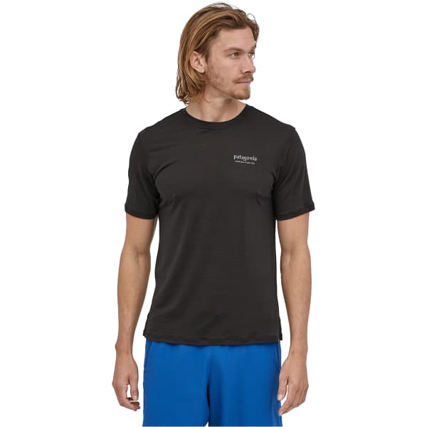 T-shirt randonnée PATAGONIA M'S CAP COOL MERINO GRAPHIC SHIRT HERITAGE HEADER/BLACK