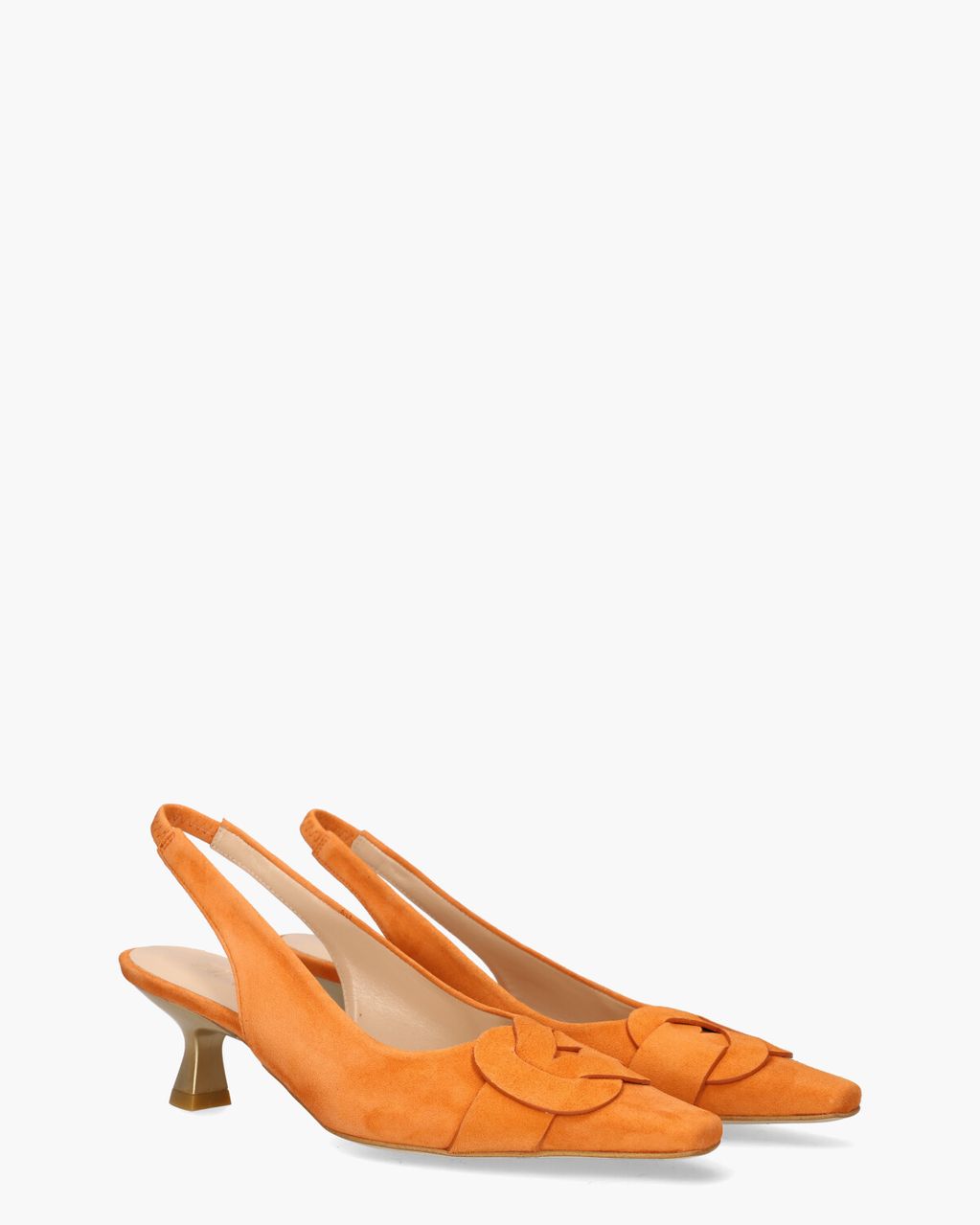 Zinda 1835 Oranje Dames Slingbackpumps