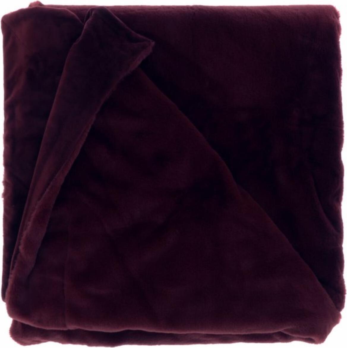 Unique Living plaid klaas paars 150 x 200 cm