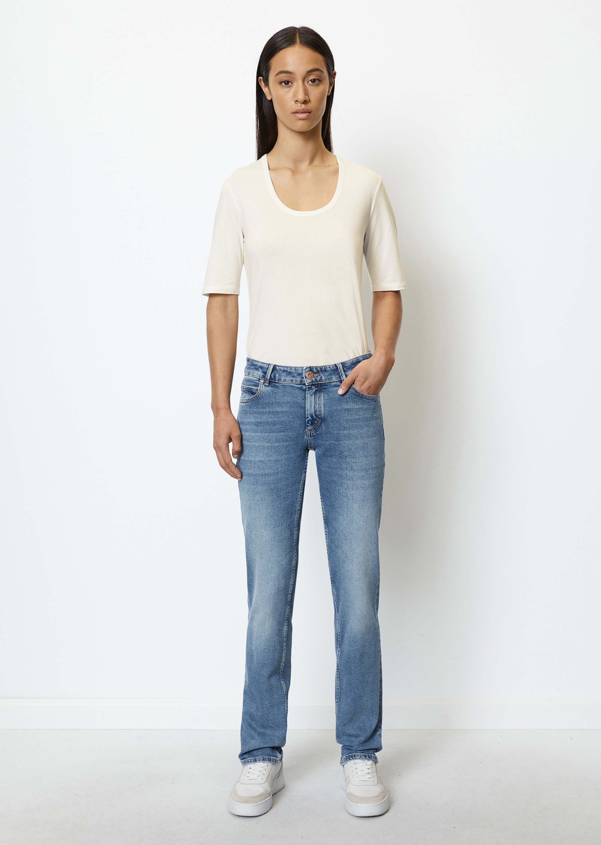Jeans Modell ALBY straightaus Stretch Organic Cotton