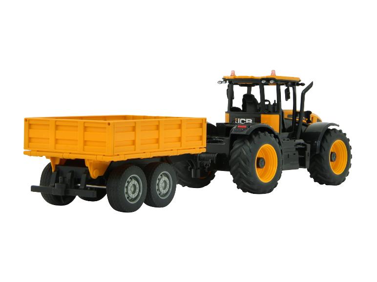 Tractor met kiepwagen