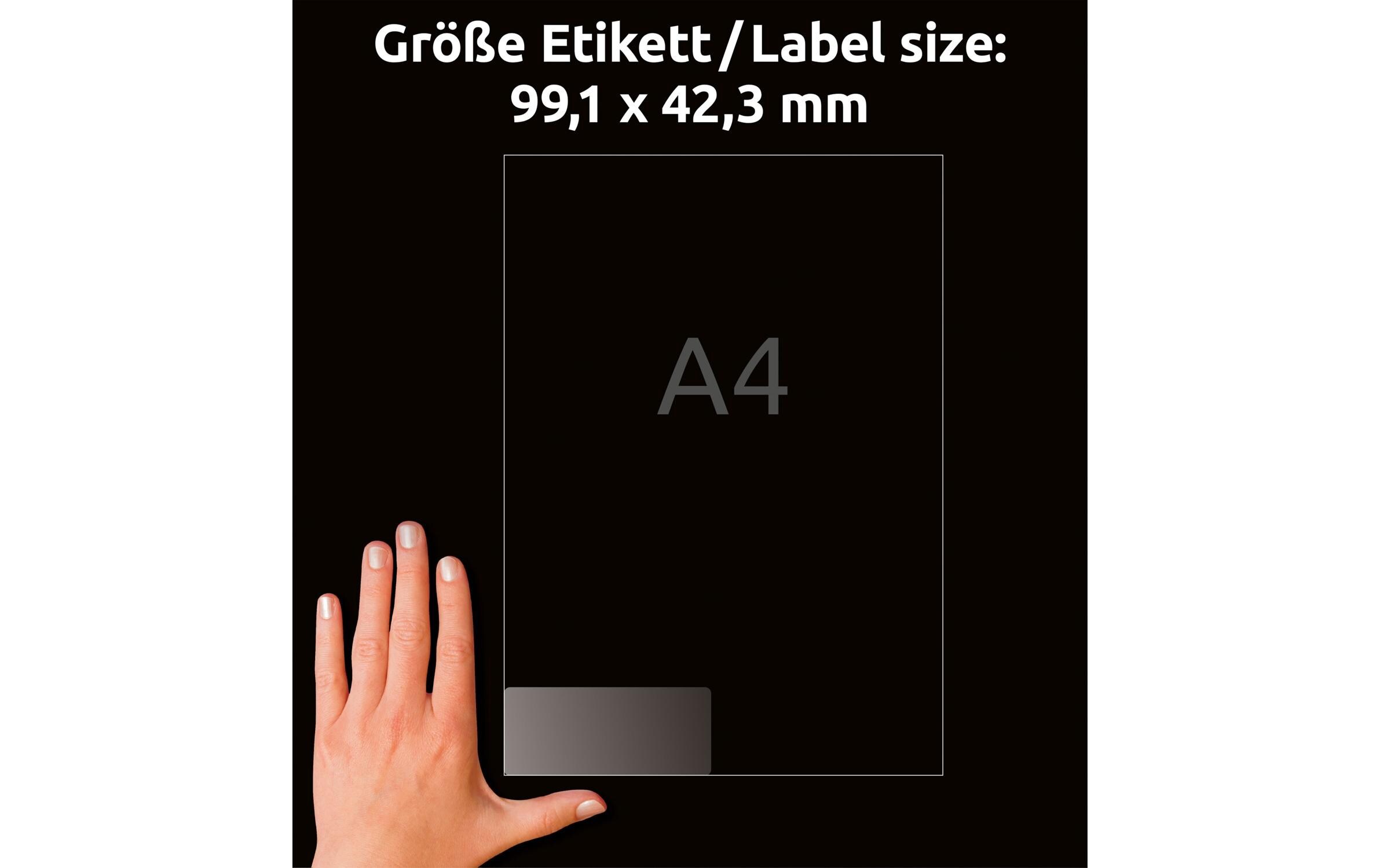 Versand-Etiketten L4772 99.1 x 42.3 mmSelbstklebende Adress-Etiketten für Laserdrucker