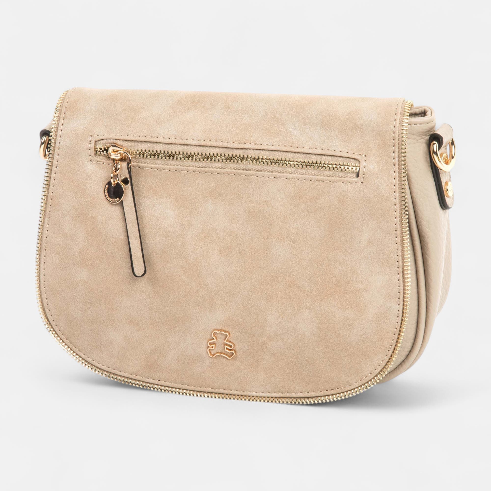 Sac bandoulière beige
