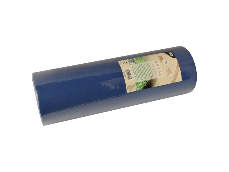 Papstar Tischläufer Royal 40 cm x 24 m, Dunkelblau Einweg Tischläufer-Rolle
