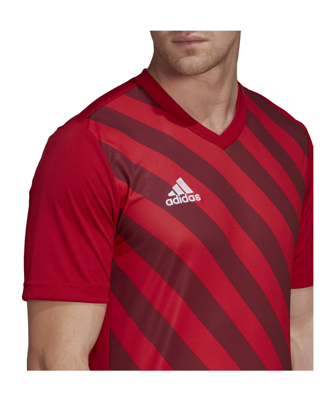 adidas Entrada 22 GFX Trikot Rot Grau