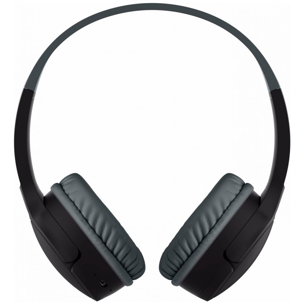SoundForm Kinder Bluetooth On-Ear Kopfhörer Wireless Headset 85dB Begrenzte Lautstärke (AUD002btBK) - Schwarz