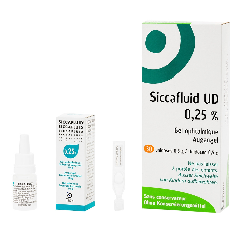 SICCAFLUID UD Augengel 0.25 % Monodos 0.5 g