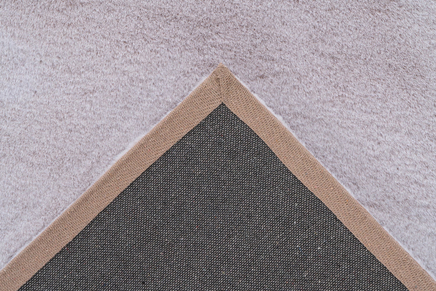Radiantique hoogpolig tapijt, roze/wit, 35 mm, effen, modern, 160 x 230 cm