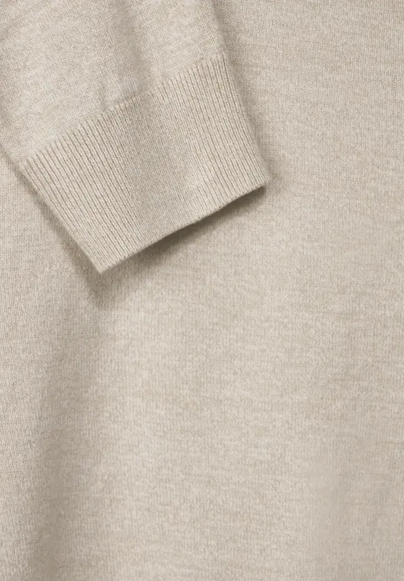 Softer Mouliné Pullover - oat beige