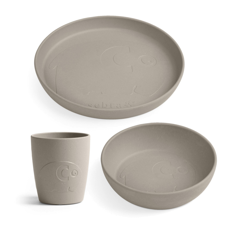 Sebra Mums diner set van 3 jetty beige
