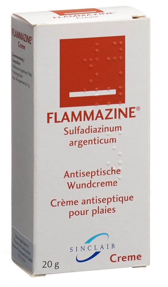 Flammazine Creme Tb 20 g<br>20 g, Tube, Creme