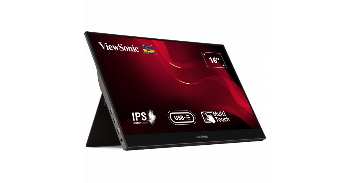 ViewSonicUSB-C Multi-Touch Portable Monitor TD1655 16