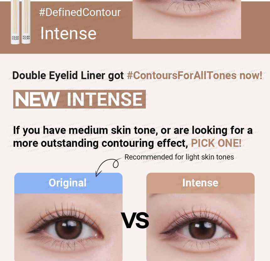 HOLIKA HOLIKA - Holi Pop Double Eyelid Liner - 3 kleuren