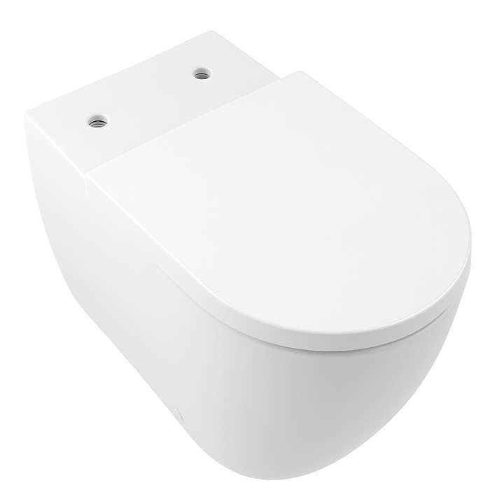 Villeroy & Boch Subway 3.0 randloos duoblok toilet met TwistFlush wit glans