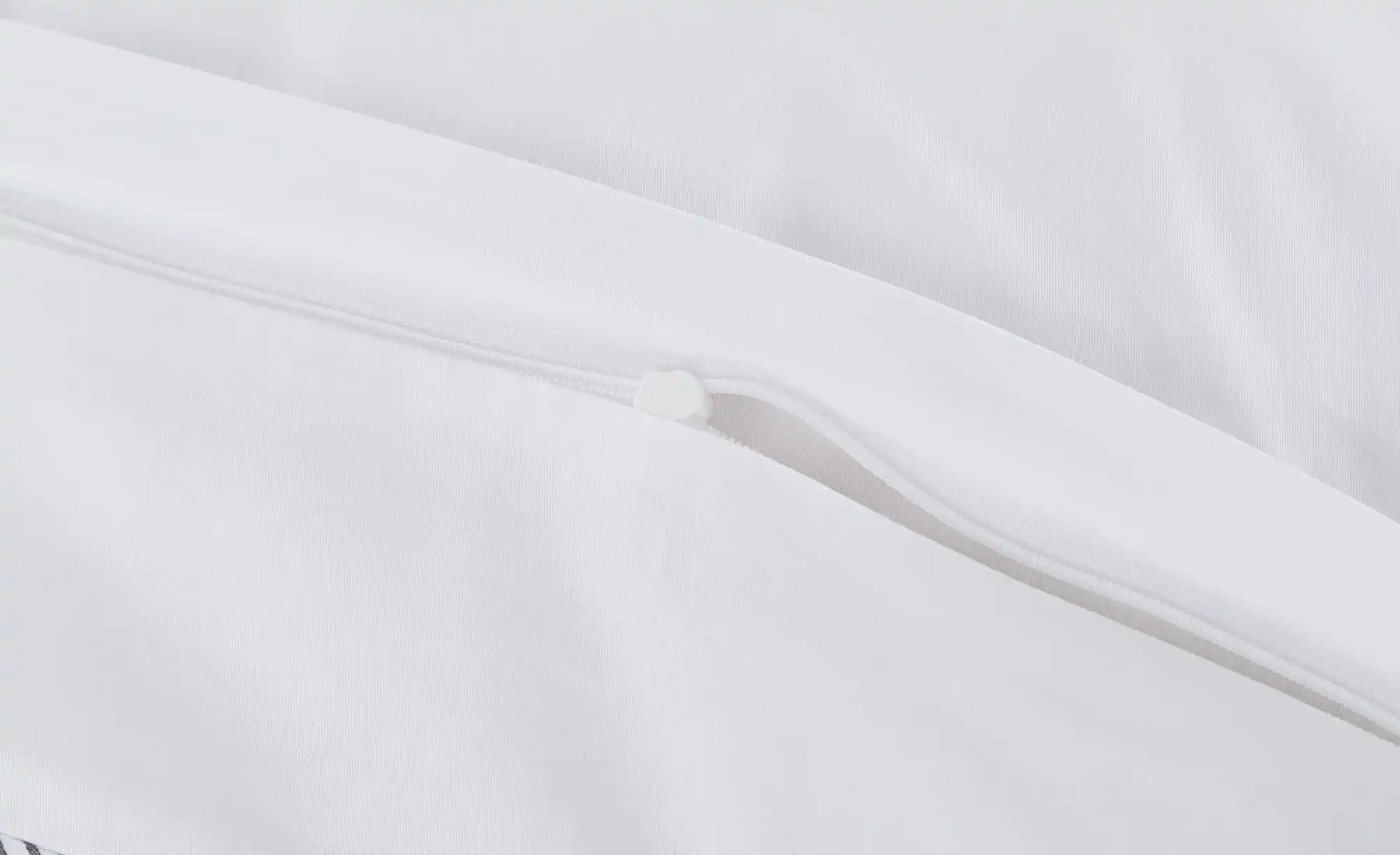 HOME STORY Satin Wende-Bettwäsche Solid Piping
