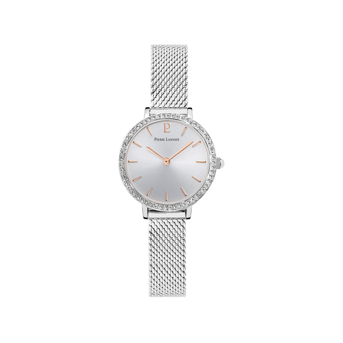 Montre Pierre Lannier femme acier milanais