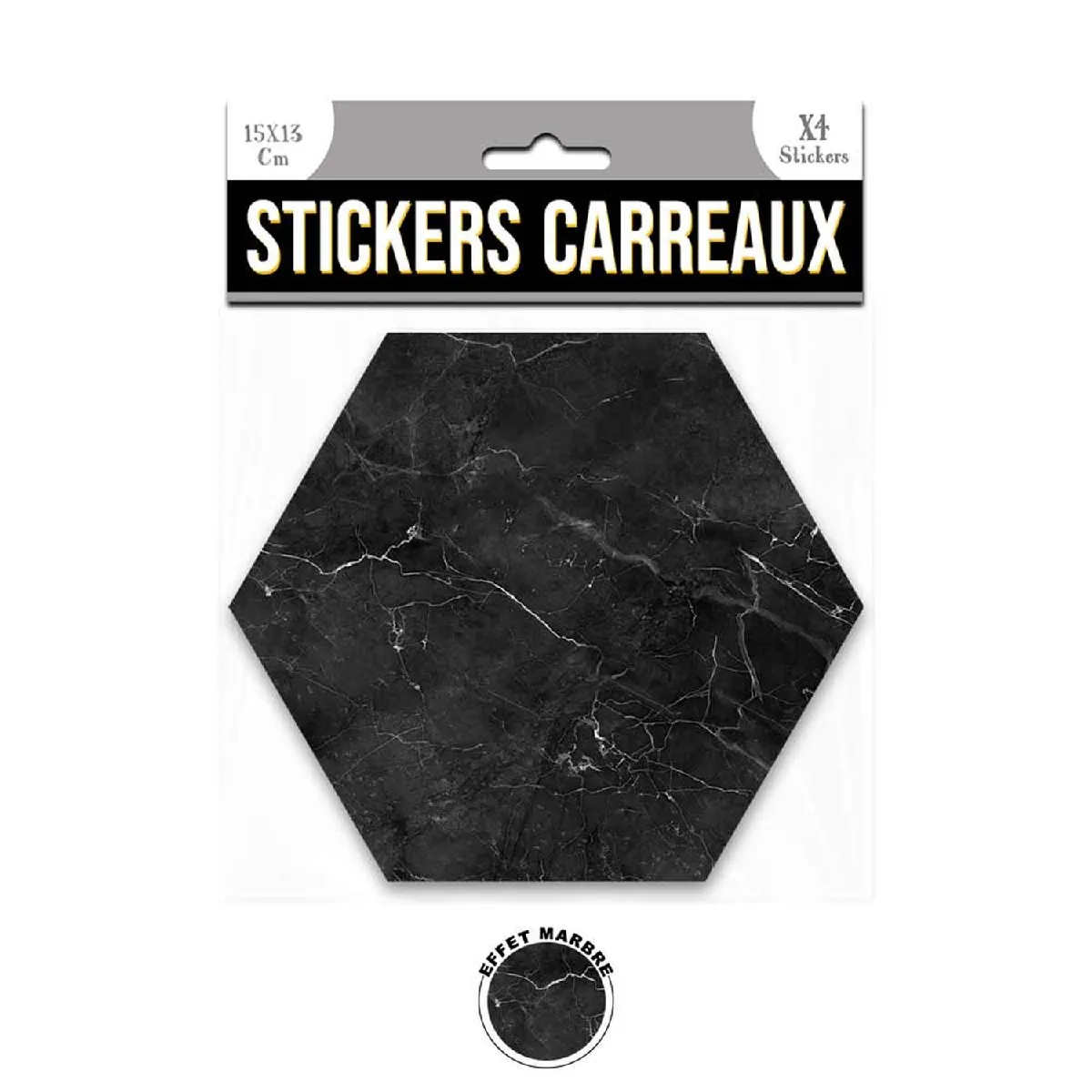 Sudtrading Sud Trading Stickers Marbre - Noir