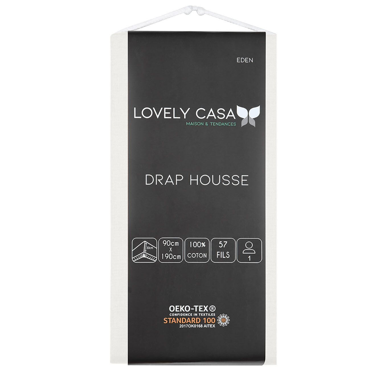 Stof Drap housse Eden bonnet 30 cm ivoire