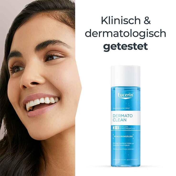 Eucerin Dermatoclean Hyal.Miz.Reinigungsfluid 3in1, 400 ml