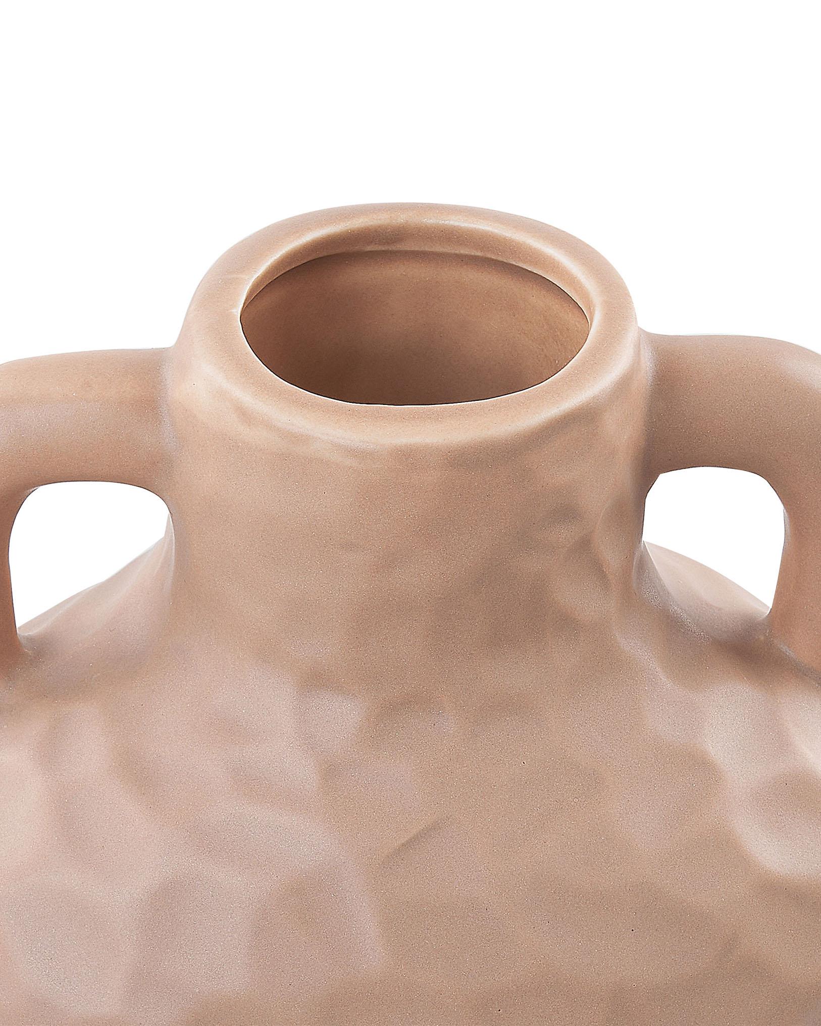 Bloemenvaas VERIA Keramiek 26 cm Zandbeige