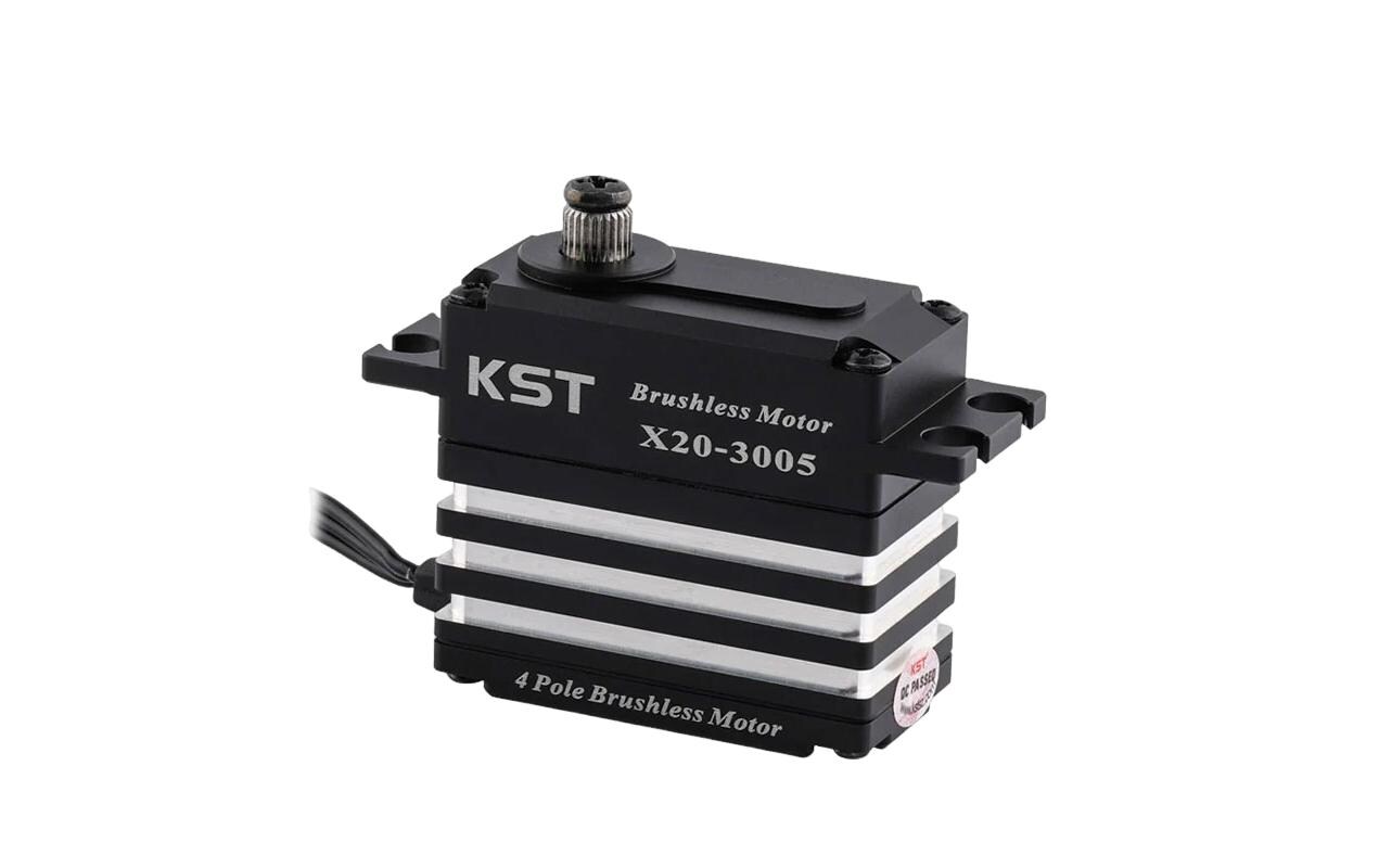 Standard Servo X20-3005 V8.0 32 kg, 0.047 s, Brushless HV<br>Schnelles und starkes Bruhless Standardservo mit Metallgetriebe
