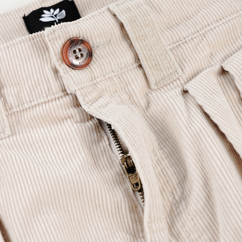 PANTALON CHINO OG - CÔLE VELOURS CEMENT