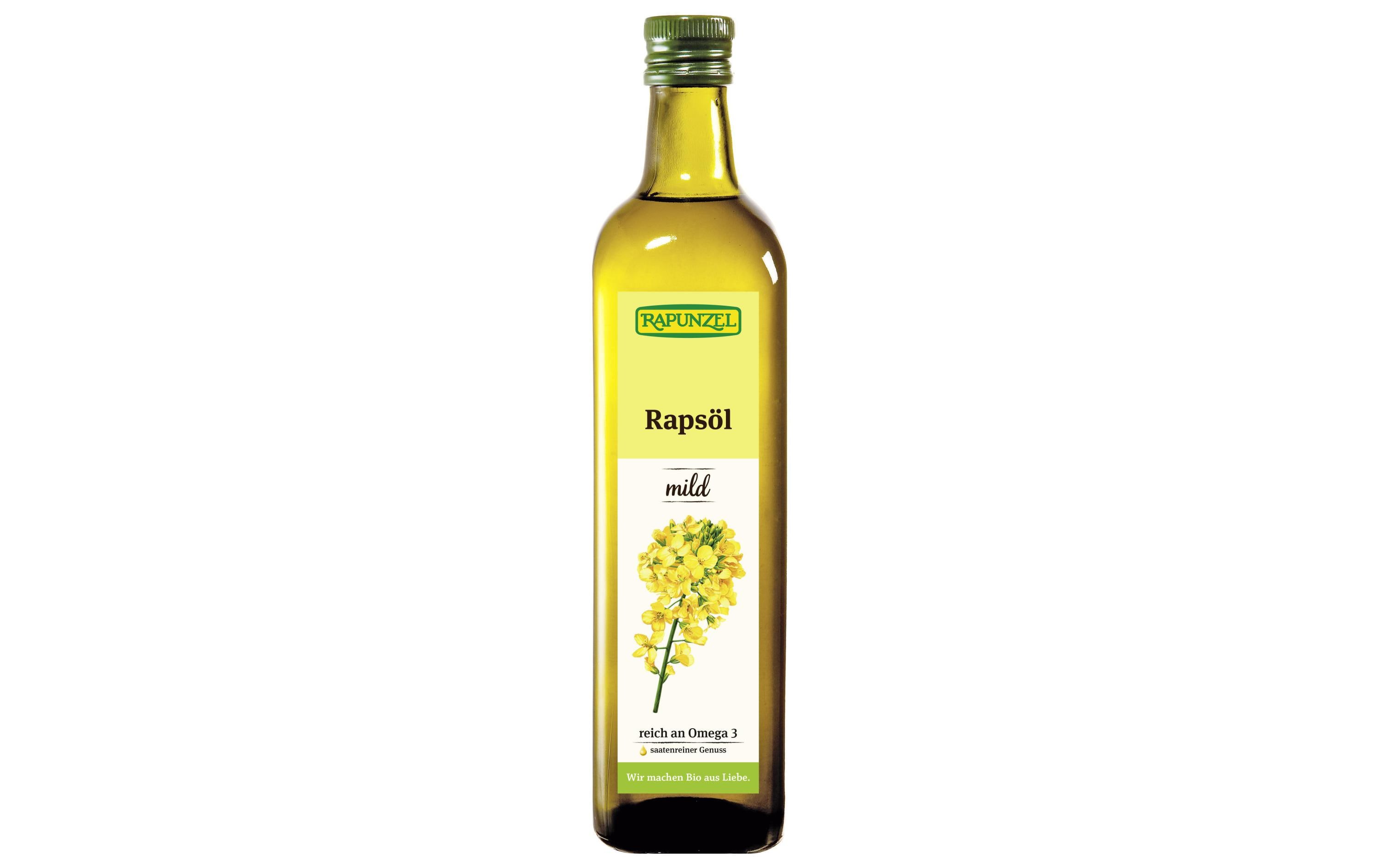 Rapsöl Bio mild 0.5 lAromatisches Speiseöl aus Raps