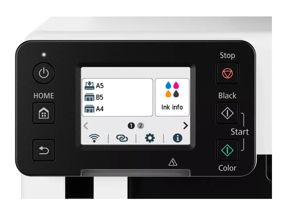 Canon MAXIFY GX5550 - Printer - farve - Duplex - blækprinter - ITS - A4/Legal - 600 x 1200 dpi - op til 24 ipm (mono) / op til 15.5 ipm (farve) - kapacitet: 600 ark - LAN, Wi-Fi(n), USB 2.0