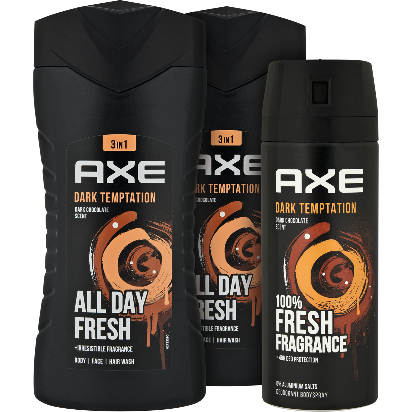 Axe Xmas 3er Dark Temp. + Sporthandtuch