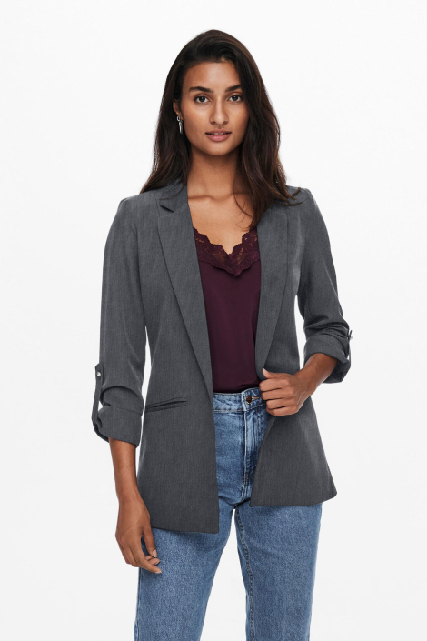 Only grijze dames blazer