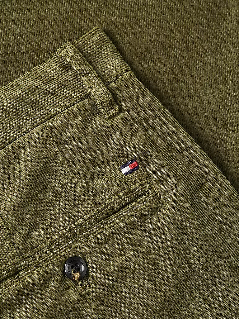 TOMMY HILFIGER Cordhose olive