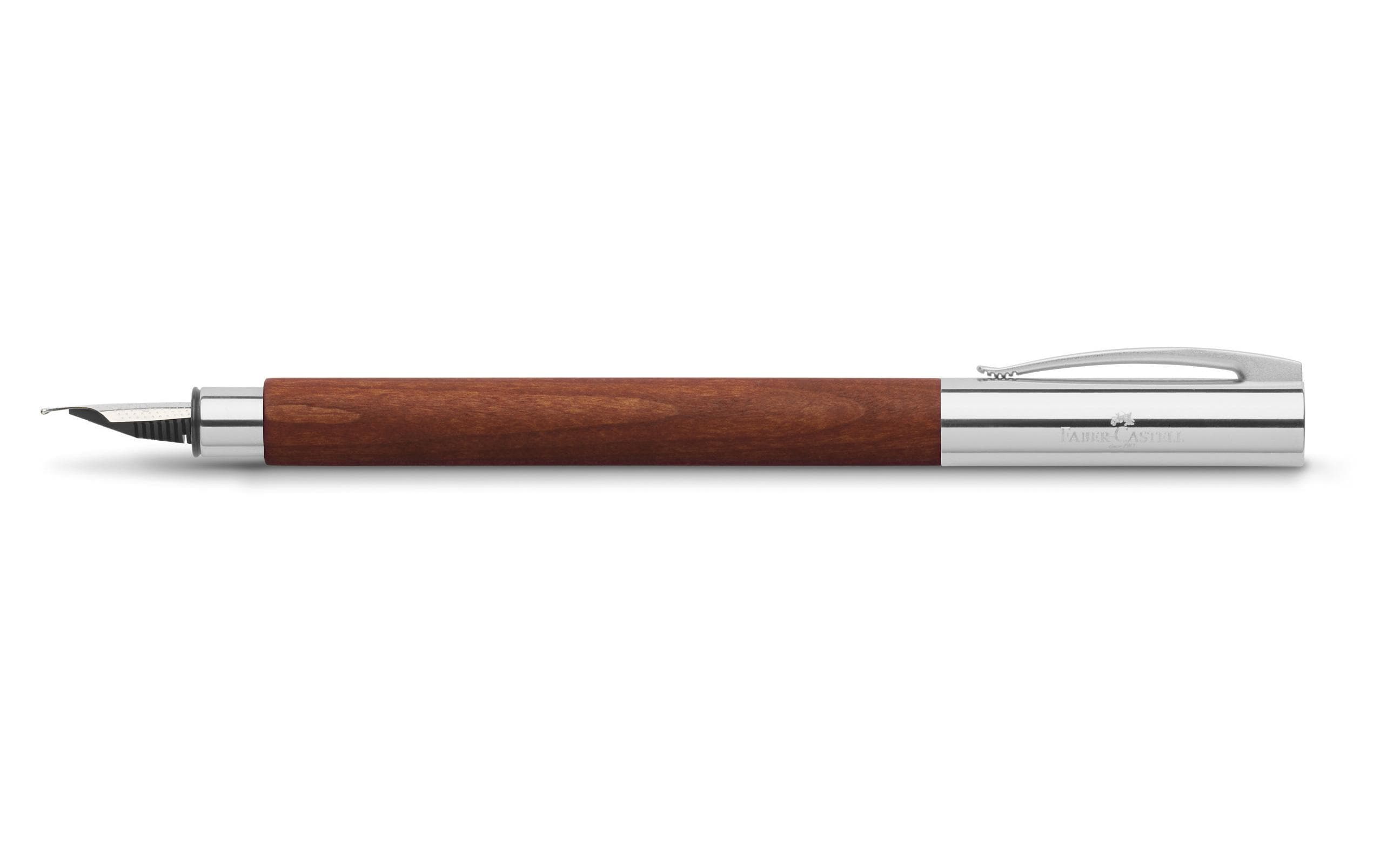 Füllfederhalter Ambition Medium (M), Braun<br>Fülli aus Birnbaum
