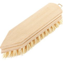 Brosse à récurer extra dure, bois naturel
