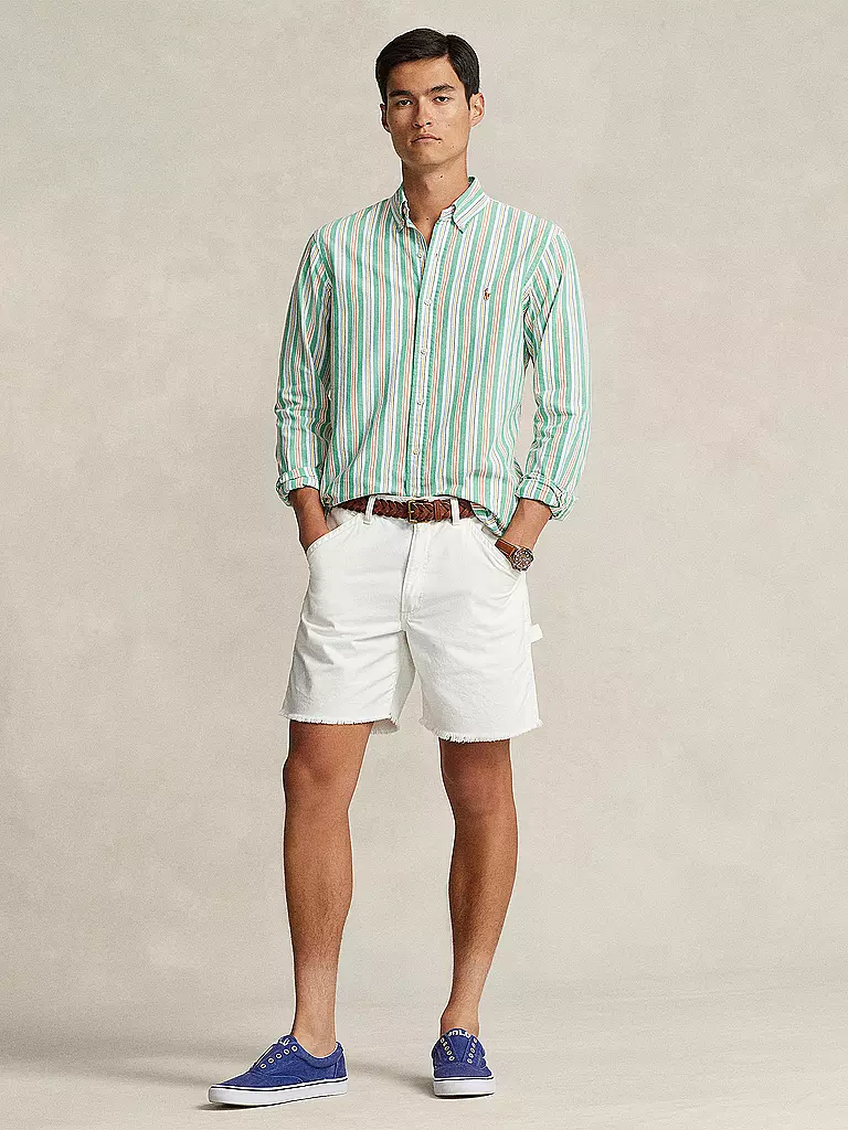 POLO RALPH LAUREN Hemd Custom Fit  grün