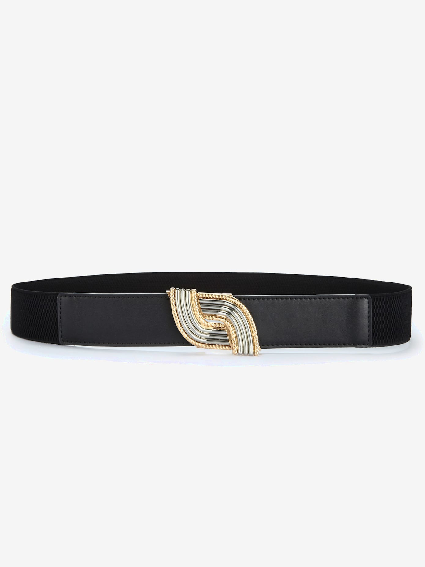 Élégante ceinture avec boucle décorative à crochets
