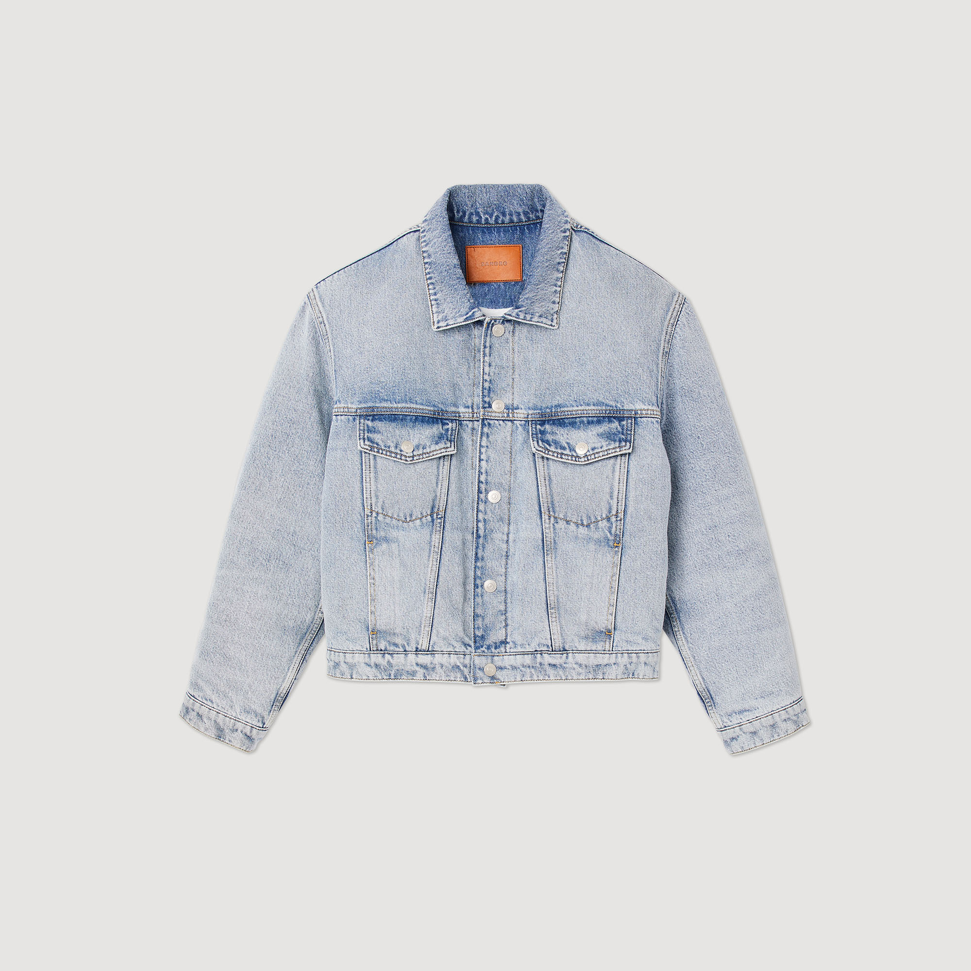 Blouson en denim molletonne