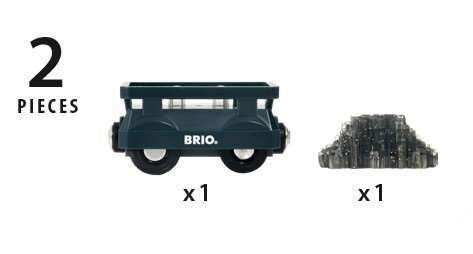 BRIO Spiel Goldwaggon mit Licht