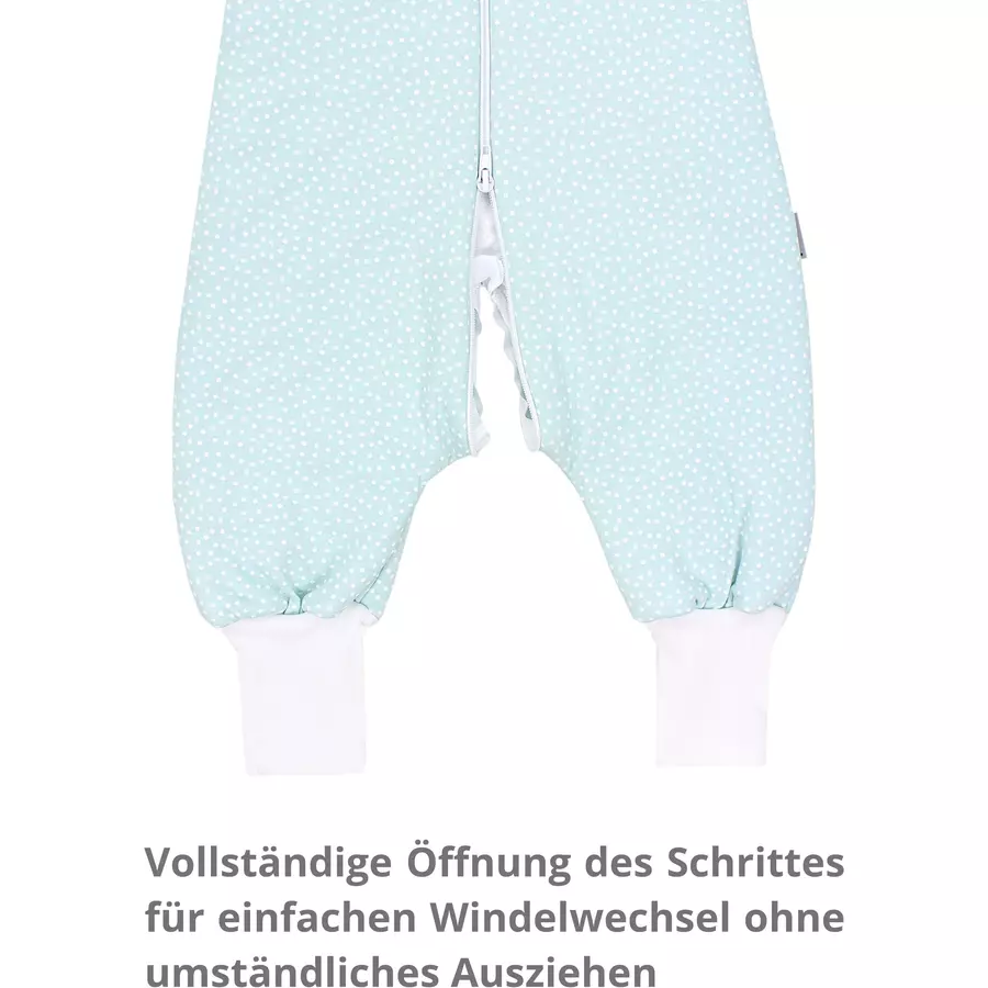 TupTam Winter Babyschlafsack mit Beinen 2,5 Tog grün