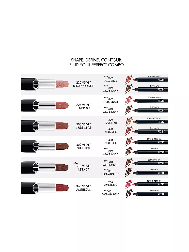 DIOR Lippenkonturenstift - Rouge Dior Contour (229 Rose Spice) dunkelrot