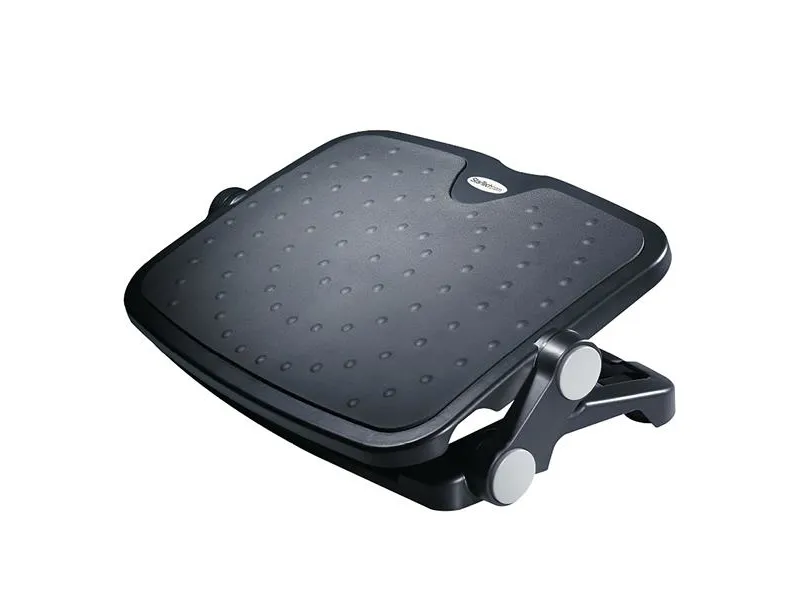StarTech.com Under Desk Foot Rest - 18in x 14in - Adjustable Height and Angle - Foot Stool - Footrest for Desk - Office Foot Rest (FTRST1) - Fodstøtte - sort - for P/N: ARMSTS, ARMSTSCP1, ARMSTSCP2, ARMSTSL, ARMSTSLG