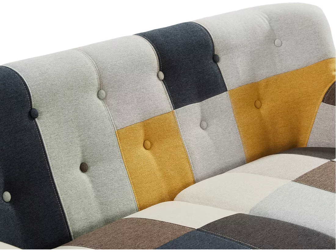 Canapés 3 places 2 places et un fauteuil en tissu patchwork SERTI II