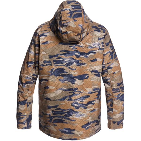 Veste de ski QUIKSILVER MISSION PRINTED JK MILITARY OLIVE GPS POINT