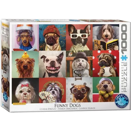 Eurographics Lustige Hunde von Lucia Heffernan, 1000 Teile