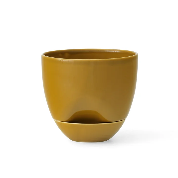 Audo - Hydrous Pflanztopf, Ø 12 cm, ocker