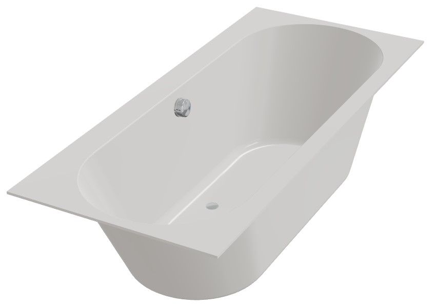 Xenz Madeira inbouw ligbad acryl 180x80cm crème